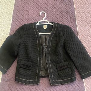 Lauren Conrad Black Cropped Blazer